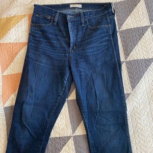 Madewell 10” Inch High Rise Skinny Jeans